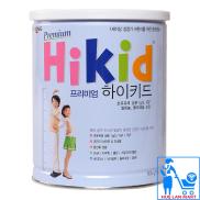 Sữa Bột Premium Hikid Hộp 600g Sữa tách béo, dành cho trẻ từ 1 9 tuổi