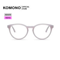 KOMONO Ezra Slim Violet กรอบแว่นตา ทรงแคดอาย สีม่วงพาสเทล