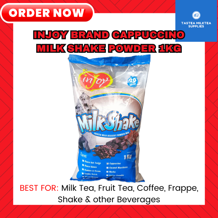 INJOY Cappuccino Milk Shake | Instant Powder Milk Drink 1kg - TASTEA ...