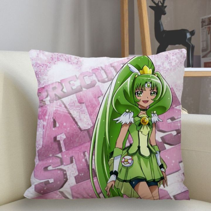 hot-aa-musife-custom-smile-precure-ปลอกหมอนตกแต่งบ้านปลอกหมอนสี่เหลี่ยมซิปขนาด45-45ซม-ปลอกหมอนอิงจัดส่งจากผู้ผลิต