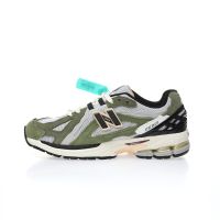 Retro versatile sports casual shoes for men and women_New_Balance_M1906Dv2 "Mossy" series, retro dad style casual sports jogging shoes "deconstructed suede green moss gray black. This is a unisex jogging shoe, fashionable sports shoes