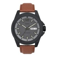 Timex TW2U82200 Essex Avenue นาฬิกาข้อมือผู้ชาย สายหนัง สีน้ำตาล