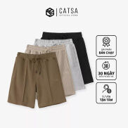 Quần short nam CATSA thun dày dặn, năng động, trẻ trung QSJ075-076-077-078