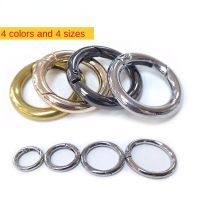 10 Buah 18Mm-34Mm Logam O Cincin Musim กึ่ง Gesm Carabiner Gantungan Ki Tas Klip Kait Rantai Gesper Konektor สำหรับ DIY Perhiasan