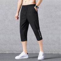 Dry Shorts Pant Summer Athletic Sport Running For Men’s Quick Pocket W/ Pants Jogger Casual Shorts Breathable 3/4 Loose