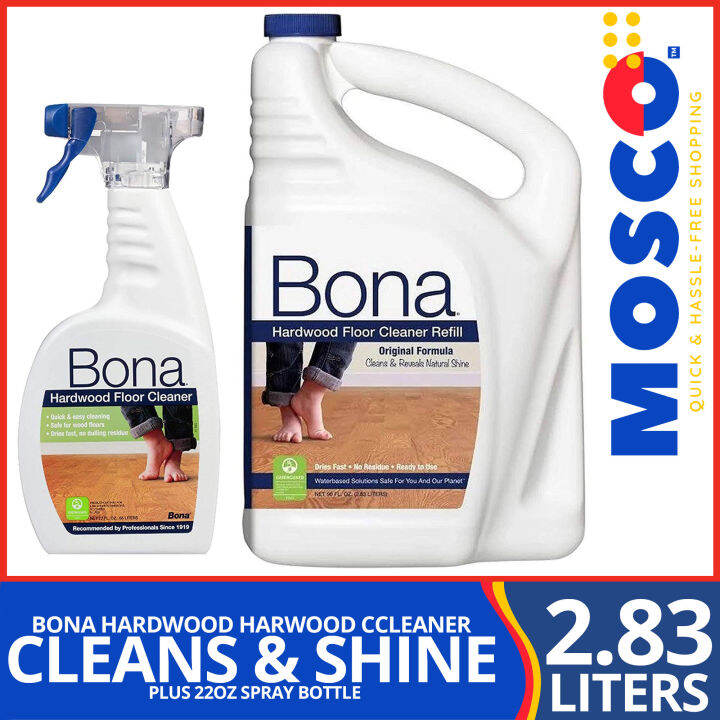BONA Hardwood Cleaner 2.83L + 650ML Spray Lazada PH