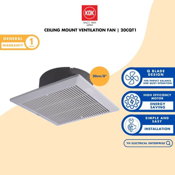 Kdk Cm Ceiling Mount Propeller Ventilating Exhaust Fan Cqt Lazada