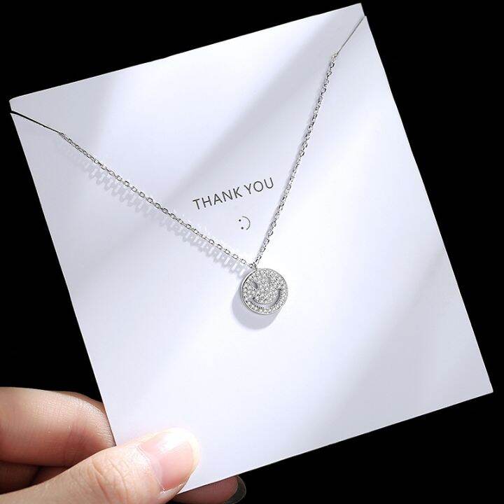 cod-s925-necklace-and-lucky-smile-wholesale-new-zircon