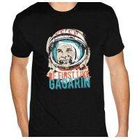 New Men T-Shirt Fashion Hot Sale n Spaceman Astronaut Gagarin T-Shirt Fathers day Tee Shirts Homme Short Sleeved Cheap Price Branded Apparel  SCX6