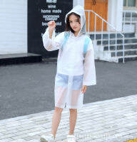 กระเป๋าเป้สะพายหลัง EVA Kids Raincoat พิมพ์แฟชั่นหนาน้ำหนักเบาไม่ทิ้งเสื้อกันฝน 95JG