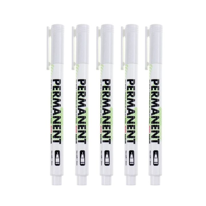 leto-0-1-0-3mm-white-marker-pen-waterproof-graffiti-pen-paint-oil-car-tire-permanent-marker-pen-waterproof-paint-marker