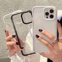 [Small M trend phone case]เคส3 In 1แบบเรียบหรู,เคสโทรศัพท์3 In 1สามารถใช้ได้กับ iPhone 13 11 12 14 Pro Max 8Plus 7Plus 6 6S Plus 7 8 XR X XS MAX SE 11Pro นิ่ม TPU ทหารป้องกันทุกส่วนของเครื่องเคสกันกระแทกมือถือเกรด