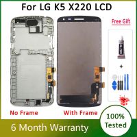 【⊕Good quality⊕】 SRFG SHOP 5.0Quot; Lcds สำหรับ Lg K5 X220 X220mb ชิ้นส่วนจอสัมผัสแอลซีดีของเครื่องแปลงดิจิทัล X220ds พร้อมกรอบหนามเตย100% Lg K5หน้าจอ Lcd ทดสอบแล้ว