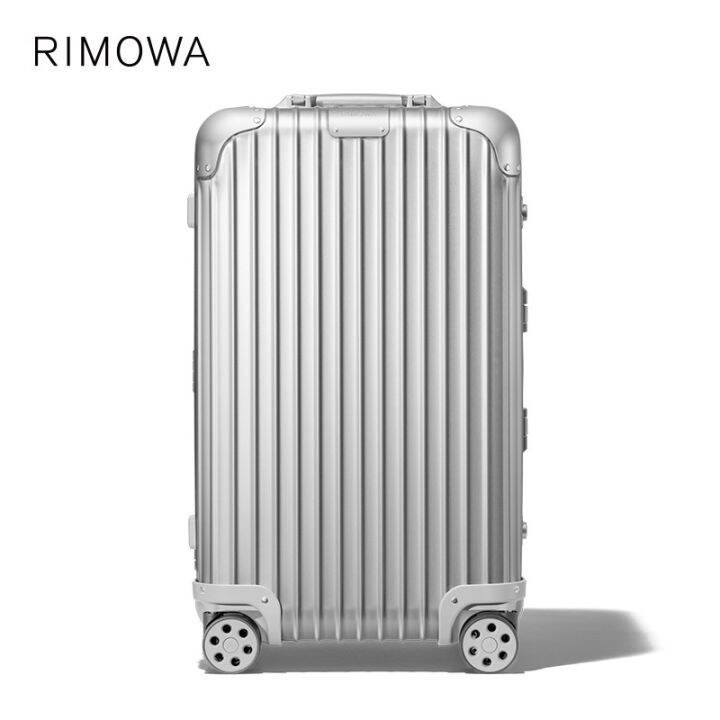 Classic 】RIMOWA Shimawa Aluminum Magnesium Original27 Inch Metal Consignment Suitcase DrawBar