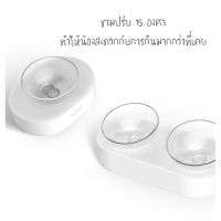 Pet bowls ชามอาหารสัตว์เลี้ยง ชามปรับองศา สำหรับให้อาหารแมวและสุนัข  #P071 จานแมว