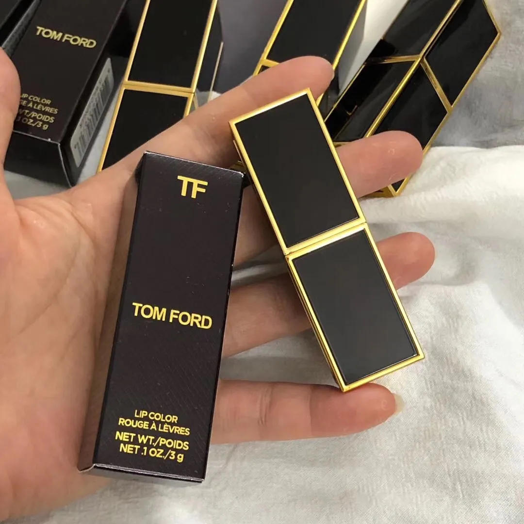 100% Authentic] TOM FORD Tom Ford TF Lipstick Black Tube 08 15 16 69 80  Matte Big Brand Genuine Gift Box | Lazada PH