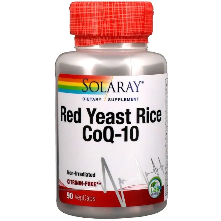 Solaray, Red Yeast Rice CoQ10, 90 VegCaps Lazada PH