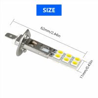 2PCS H1 6000K Super White 55W  LED Headlight Bulb Kit Fog Running Light 1800LM 12V-24V Daytime Running Light DRL Car Accessories Bulbs  LEDs  HIDs