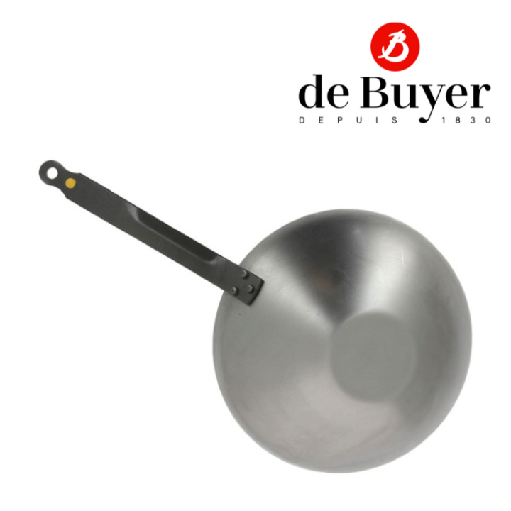 de-buyer-5618-wok-mineral-กระทะเหล็ก