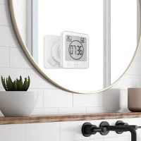 Bathroom LCD Display Digital Clock Waterproof Shower Clocks Timer Temperature Humidity Bath Kitchen Timers