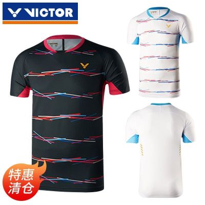 Victor Victory Badminton Super Light Clothing T-Shirt Absorb Sweat Sweat Boxer Elastic Breathable Brief Paragraph 5 Five Sports Wear Short Sleeve