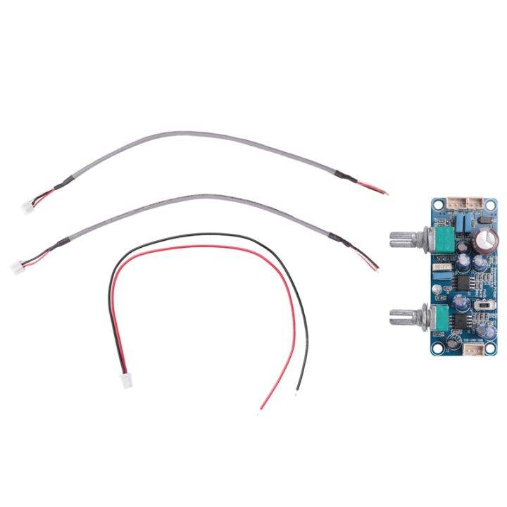 Low Pass Filter Bass Subwoofer Preamp Amplifier Board Single Power DC 9