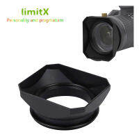 R Square Shape Hood For Leica D-LUX Typ109 Panasonic DMC-LX100 LX100 Mark II Camera