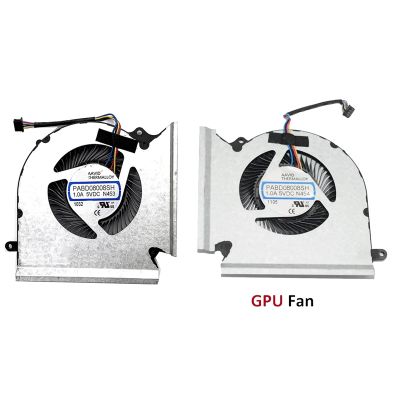 Computer CPU Cooling Fan +GPU Cooling Fan Accessories Parts for MSI GE66 GP66 GL66 MS-1541 MS-1542 N453 N454 PABD08008SH