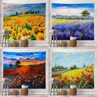 【CW】◘  Wall Hanging Tapestry Painting Landscape Room Decoration Background