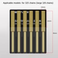 2ชิ้น/6ชิ้น/15ชิ้น เครื่องขัดโซ่ เซ็ตเครื่องเหลาเลื่อยห่วงโซ่ตะไบบดเลื่อยโซ่เครื่องทำให้แหลม4/4.8/5.5มม.