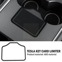 Car Center Console Key Card Holder สำหรับ Tesla รุ่น3รุ่น Y ป้องกันคีย์การ์ดลื่นไถลการ์ด Limiter P2J1 G5H5