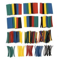 5 Colors 410pcs Set Polyolefin Shrinking Assorted Heat Shrink Tube Wire Cable Insulated Sleeving Tubing Set 10 Size Tube Set Electrical Circuitry Part