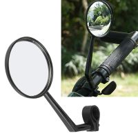 360 Degree Rotate Black Adjustable Motorcycle Bike 3 quot; Round 7/8 quot; Handle Bar End Rearview Side Mirrors Motorcycle Accessories