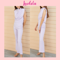 Landalia - Dewy Flare Pants กางเกงขาม้า กางเกงทำงาน กางเกงขายาวผลิตจากผ้านำเข้าจากญี่ปุ่น ทรงพอดีตัว ใส่แล้วดูขาเรียวยาว