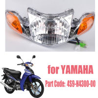 ไฟหน้ารถจักรยานยนต์ไฟหน้าไฟหน้าโคมไฟสำหรับ YAMAHA Crypton R C8 T110C LYM110 - 2 4S9-H4300-00อะไหล่