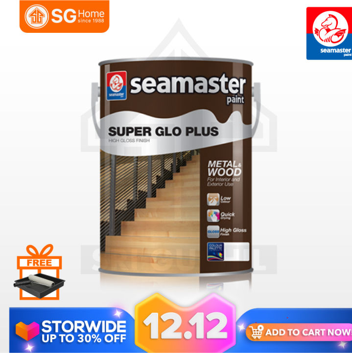 Seamaster Paint Super Glo Plus 6600 Interior Wood Metal Paint - BS ...