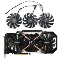 พัดลมจีพียู GTX1080TI 4PIN 95มม. PLD10015B12H T129215BU สำหรับ Gigabyte AORUS GTX1070 1080 1080TI รุ่น Xtreme ให้ความเย็นการ์ดจอ