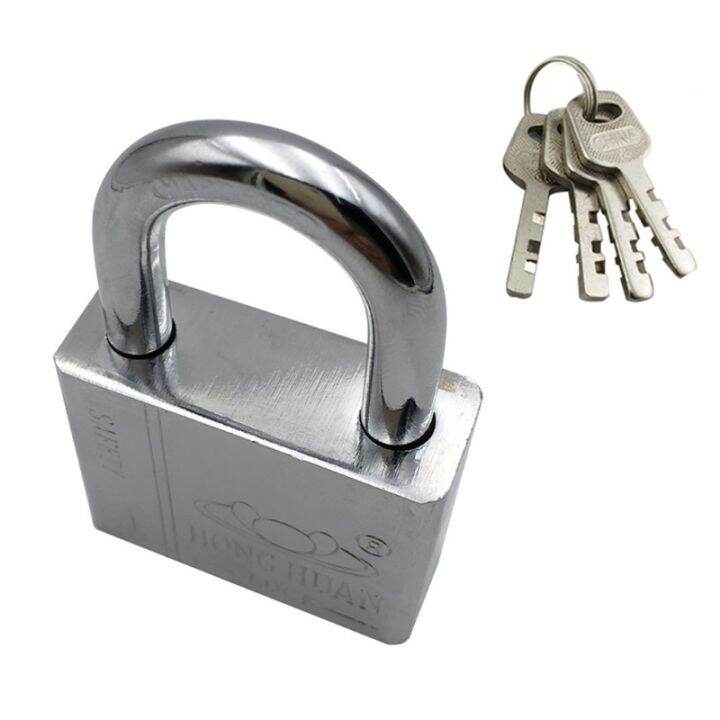【Ready stock】 【Ready stock】 Mini Steel Padlock with Keys Weatherproof