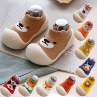 【hot】！ Newborn Shoes Kids Soft Rubber Sole Toddler Children Baby Boys Cartoon Socks Prewalker