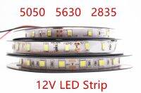 [Ricky Lighting] DC 12V RGB Led Strip 5050 5630 2835 SMD ไม่กันน้ำ5M 60Led /M Led Stripe Fita Led String Bar Light Bombillas Led Tape