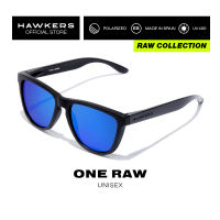 HAWKERS POLARIZED Black Sky ONE RAW Sunglasses for Men and Women. UV400 protection. Official product designed and made in Spain HONR21BLTP