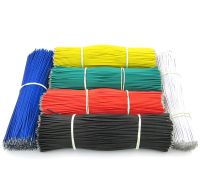 100pcs Double head tinned multi-strand wire circuit board flying wire short wire welding wire and tinned connecting wire