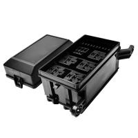 baoda Car 12-Slot Relay BOX 6 ATC ATO 6รีเลย์มาตรฐานใบมีดฟิวส์ผู้ถือบล็อก