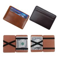 【CC】 New Arrival Leather Wallets Fashion Small Men Money Card Purse Thin Cash Holder 3 Colors