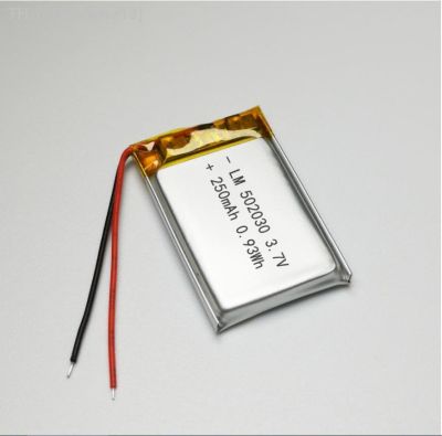 20pcs 3.7V 250mAh 502030 Lithium Polymer ion Battery 2.0mm JST Connector [ Hot sell ] vwne19