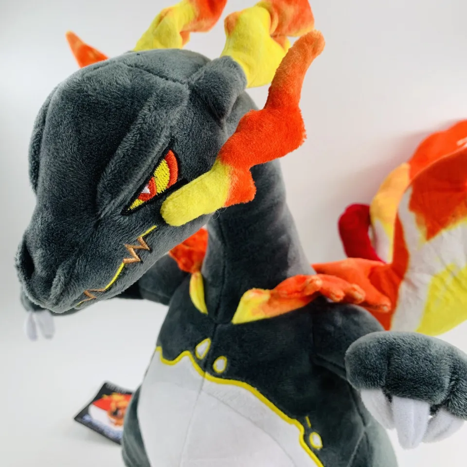 Kawaii Pokemon Mega Charizard Plush Toys Big Size Cartoon Anime Mega Charizard  Xy Fire Dragon Plush Doll Birthday Gift For Kids - Movies & Tv - AliExpress