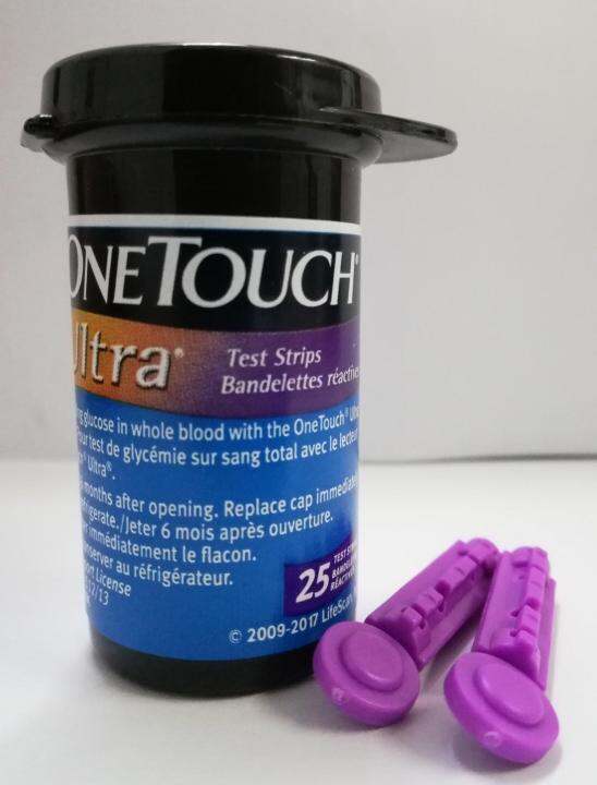 ONE TOUCH ULTRA TEST STRIP 25's + 25's ROUND LANCET Lazada