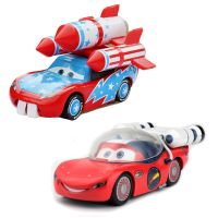 Disney Pixar Cars DJ Brother Wen space and Cannonball McQueen Metal alloy die-casting model toy car Holiday kids toys gif