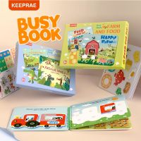 Keeprae Busy Book Quiet Book หนังสือกิจกรรมเพิ่มทักษะการเรียนรู้สำหรับลูกน้อย