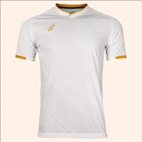 EGO SPORT EG5136 เสื้อคอวีไหล่สโลปแขนสั้น สีขาว(99.95% Anti-Bacteria)